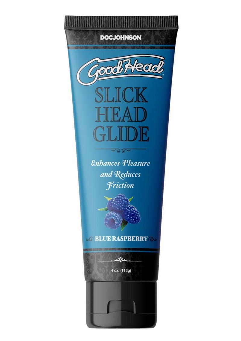 Goodhead Slick Head Glide Water Based Flavored Lubricant Blue Raspberry