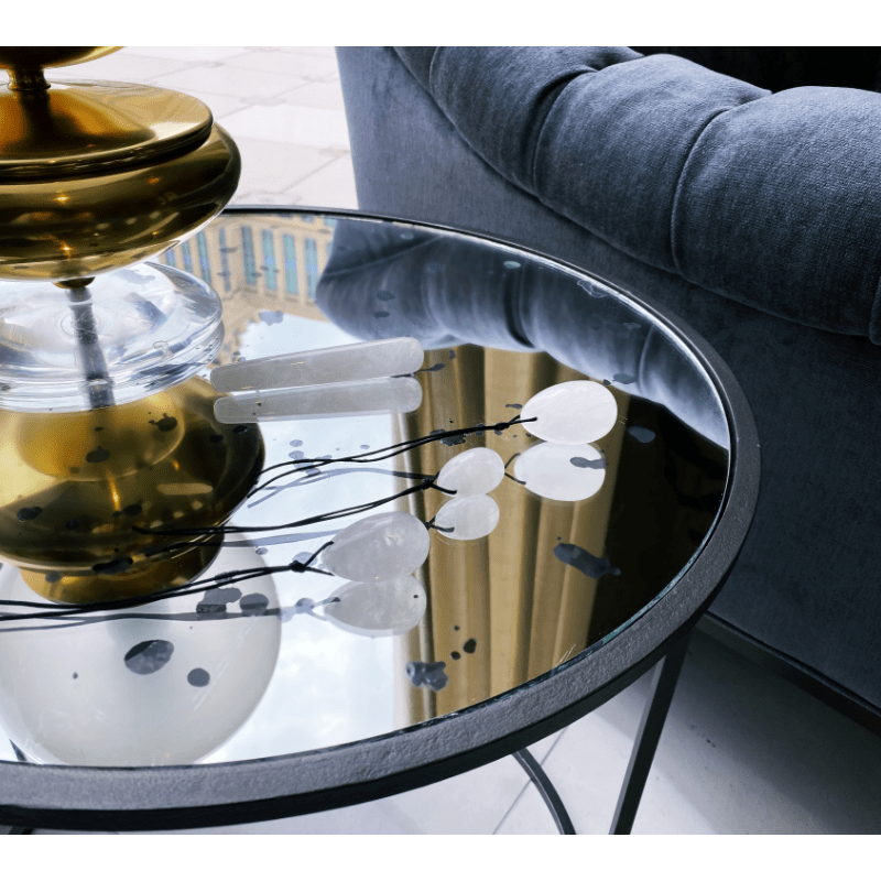 HARMONIA- The Enlightenment and Healing Rose Quartz Egg Set and Clear Quartz Yoni Eggs