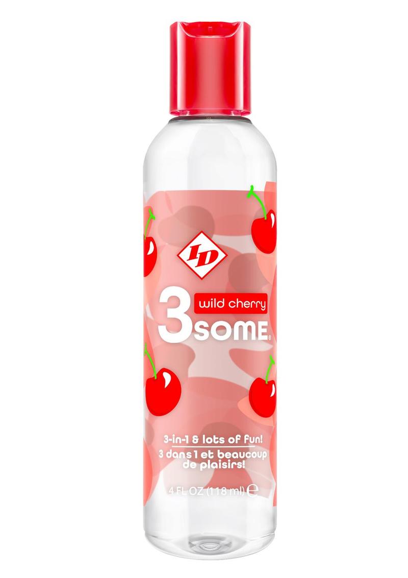 Id 3 Some 3-In-1 Multi Use Flavored Lubricant Wild Cherry