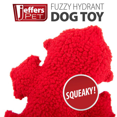 Fuzzy Hydrant Squeaker Dog Toy, Each