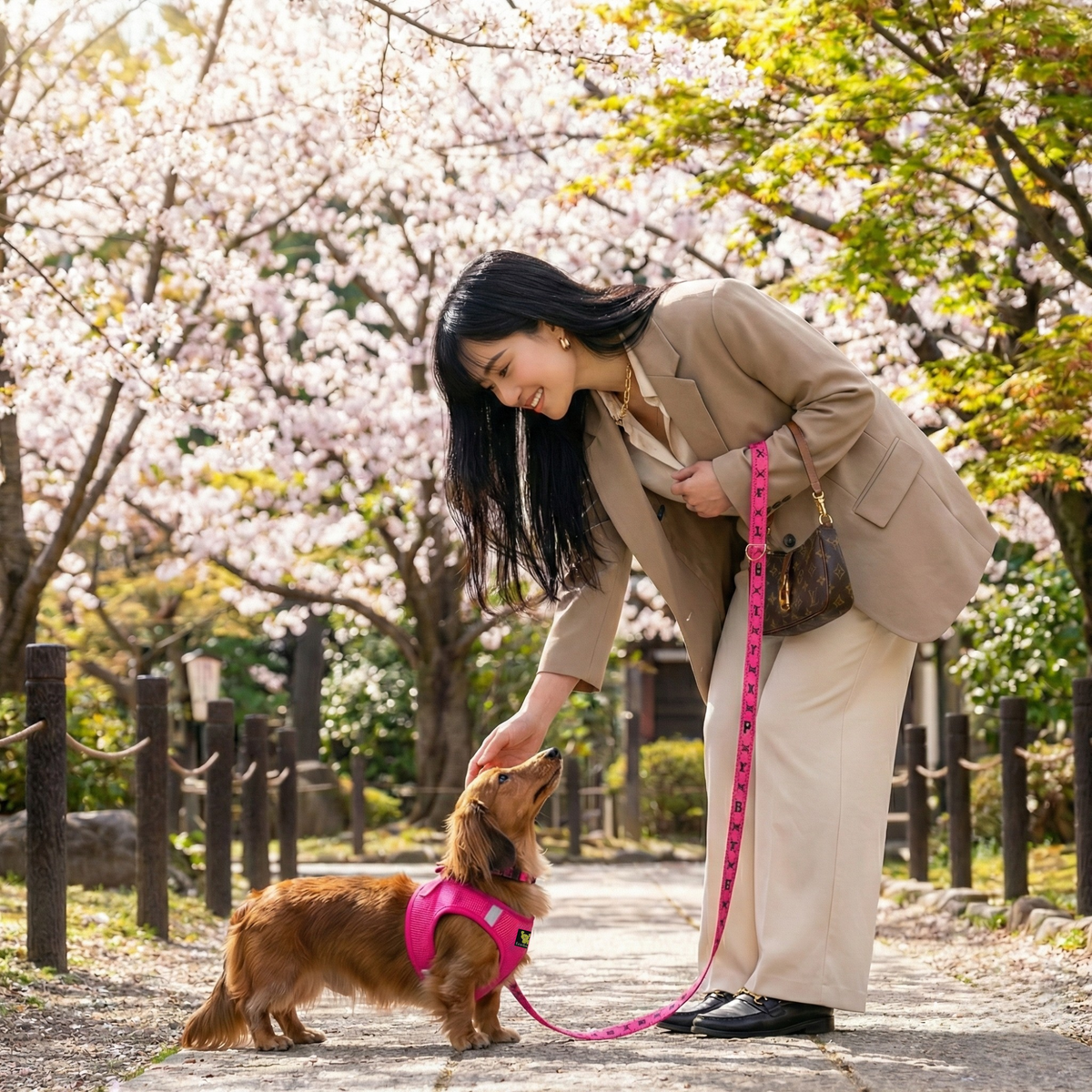 Pink Dog Leash by EcoBark - Padded Comfort Grip Leash - 4ft, 5ft, and 6ft Leash for Teacup, Small, and Medium Dogs