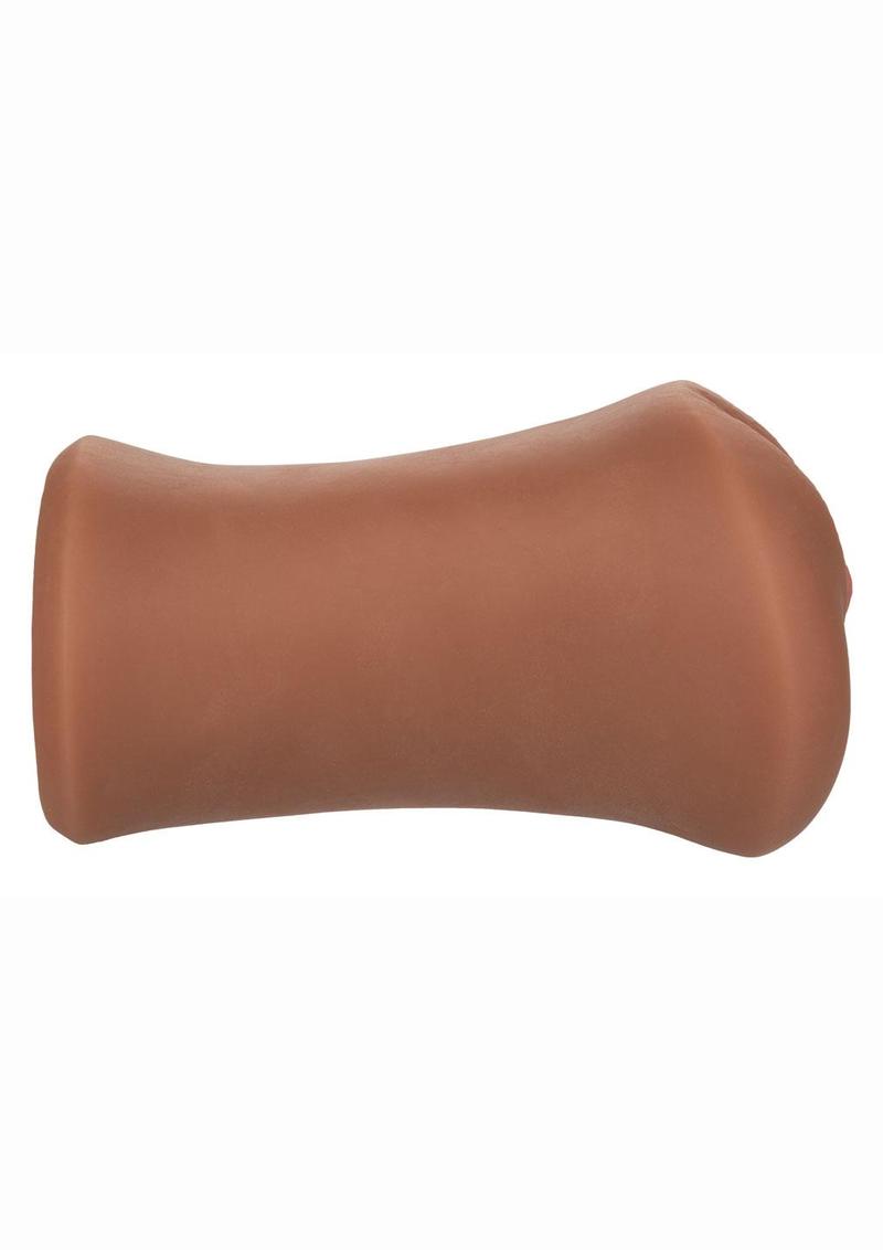 Stroke It Wet Ass Pussy Realistic Dual-Entry Caramel Stroker