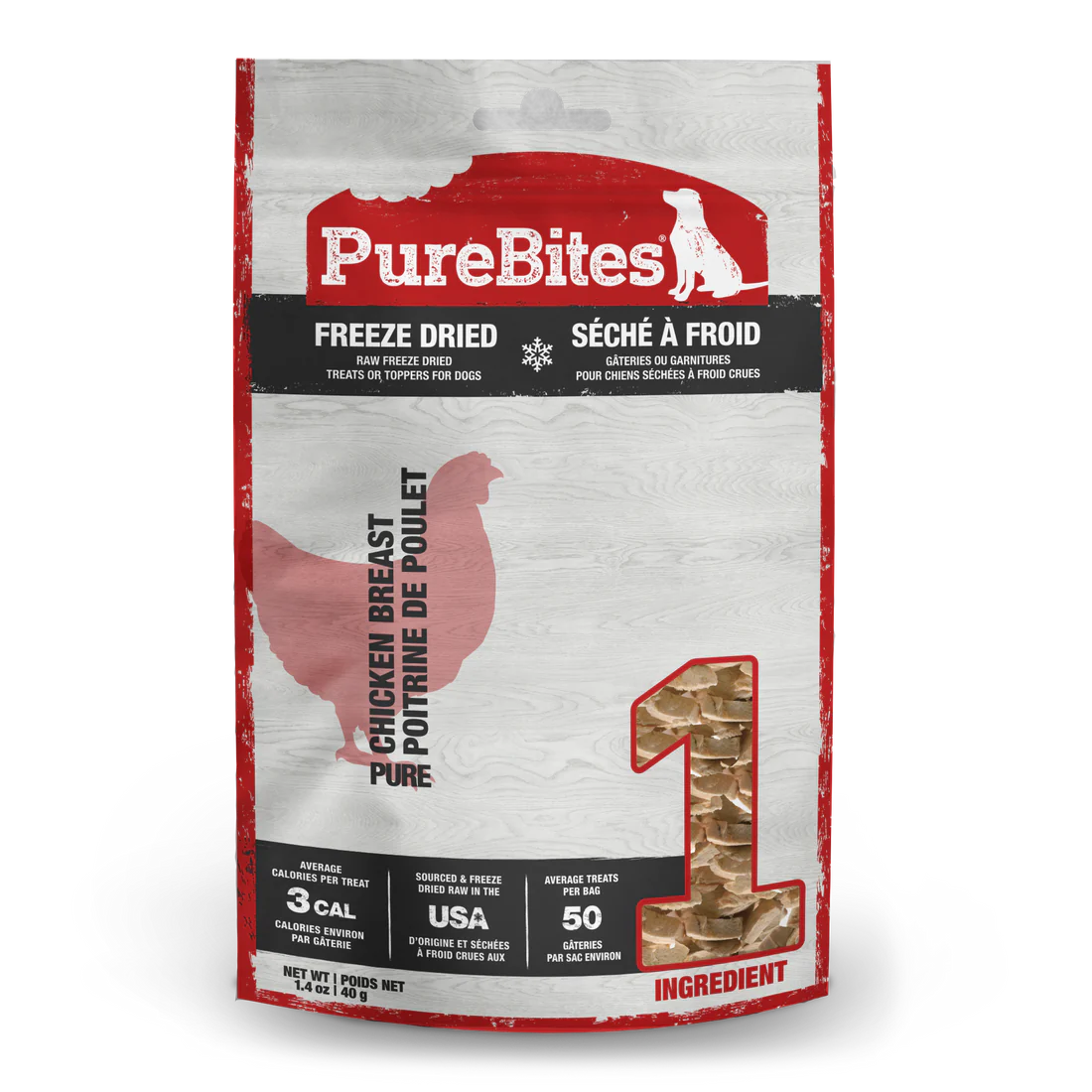 Pure Bites Chicken Freeze Dried Dog Treats