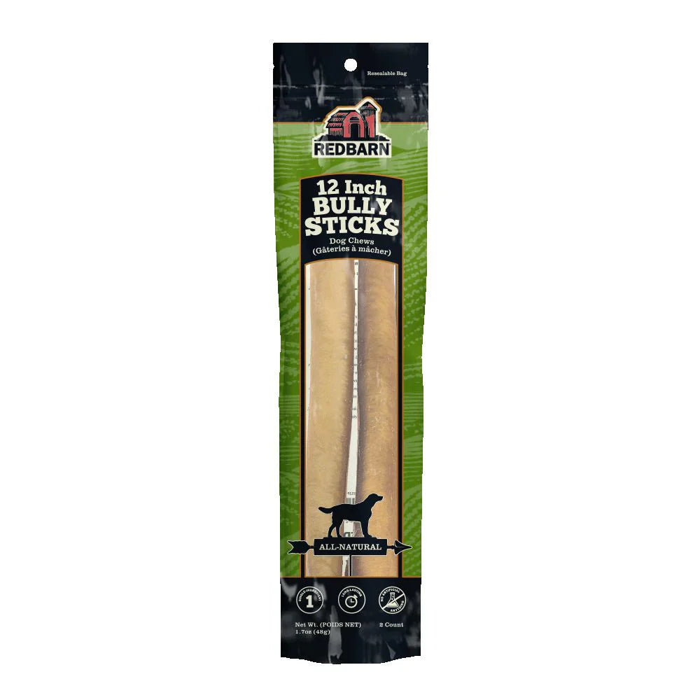 Redbarn Dog Bully Sticks (12inch) (1.7oz)
