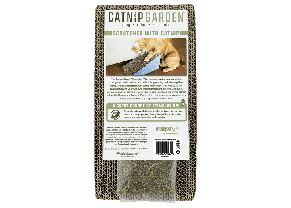 Multipet Catnip Garden®  Scratcher w/ Catnip