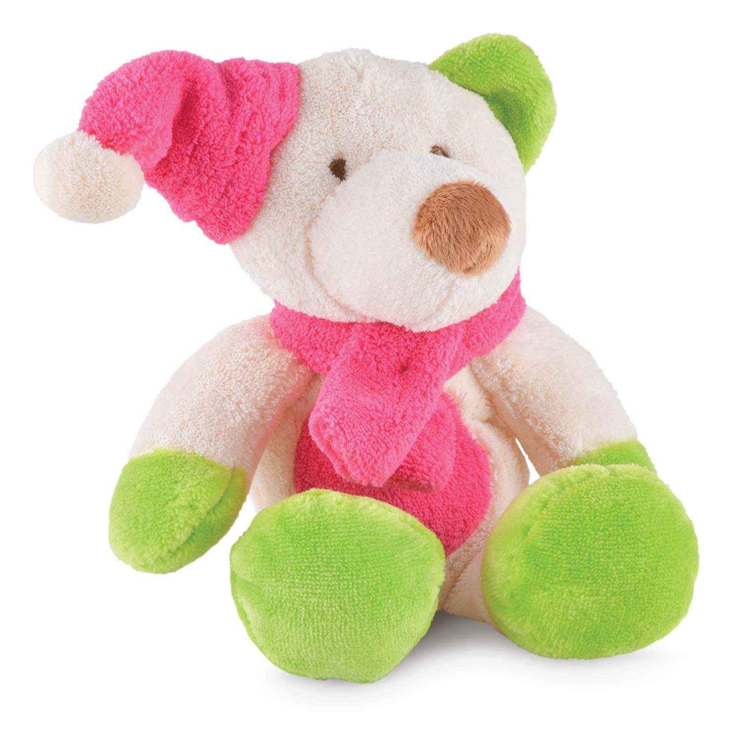 Plush Bright Winter Pals Squeaker Dog Toys, 3 pk