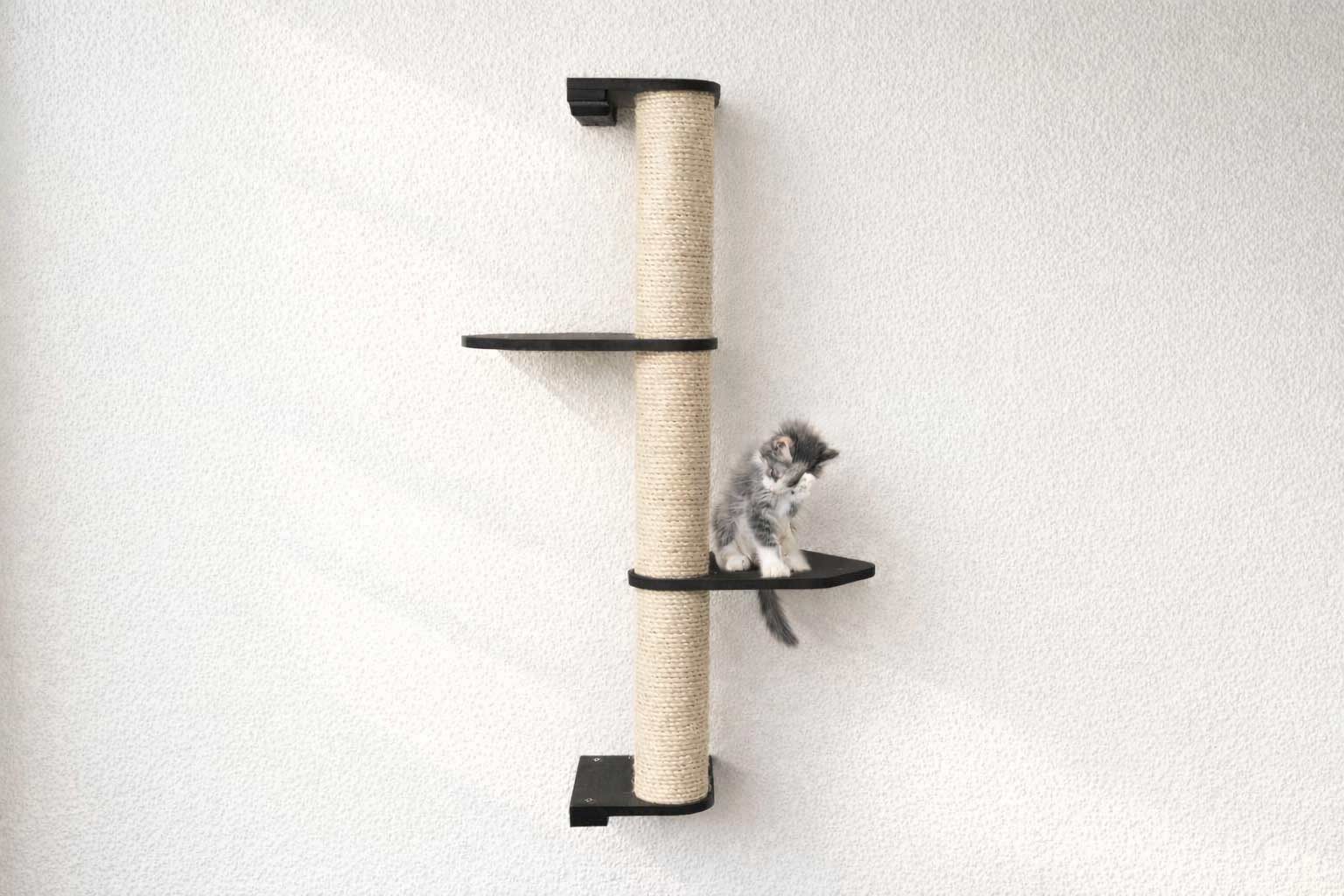 Wall Mounted Cat Climbing Pole - Sisal