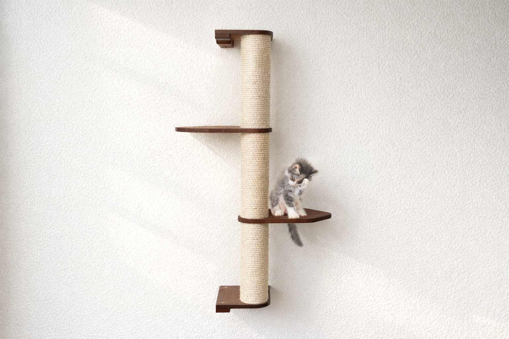 Wall Mounted Cat Climbing Pole - Sisal