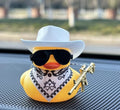 1pc of Western Cowboy Duck Figurine Car