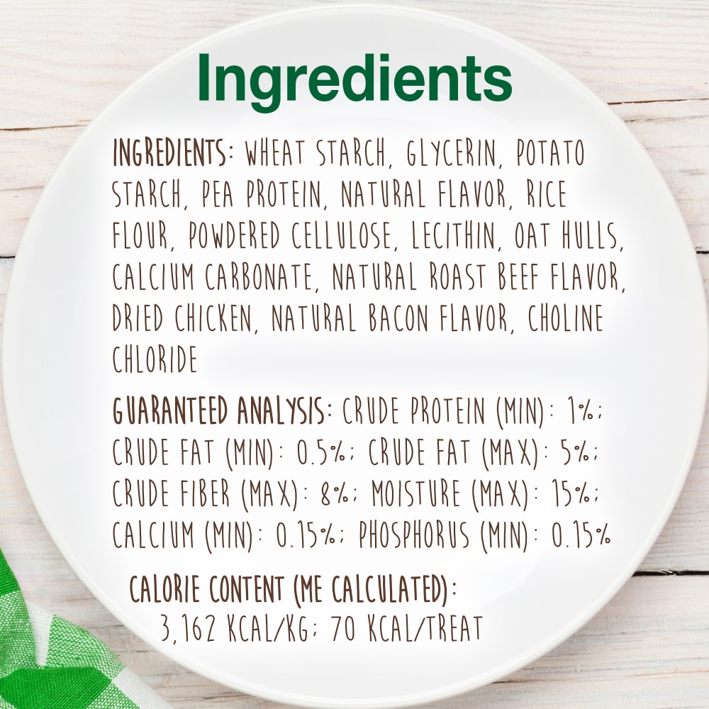 Nylabone Healthy Edibles All-Natural Long Lasting Roast Beef Dog Chew Treats (2pk) (1.5oz)