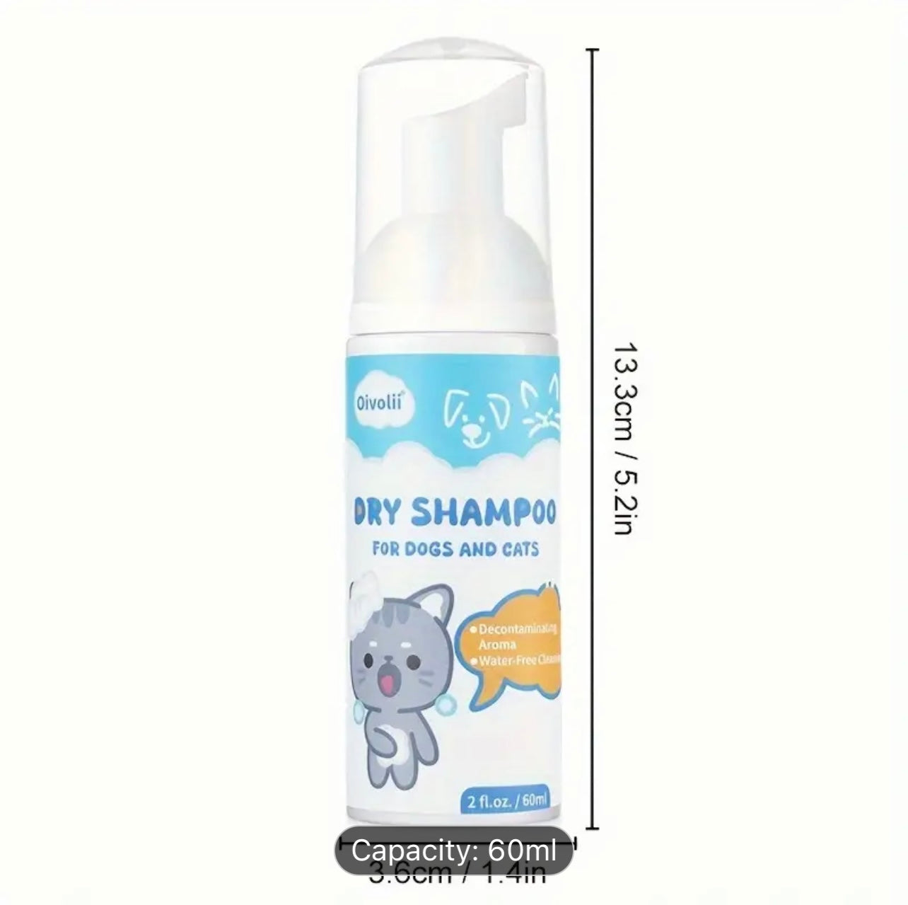 1 pc Oivolli Pet Dry Hair Care