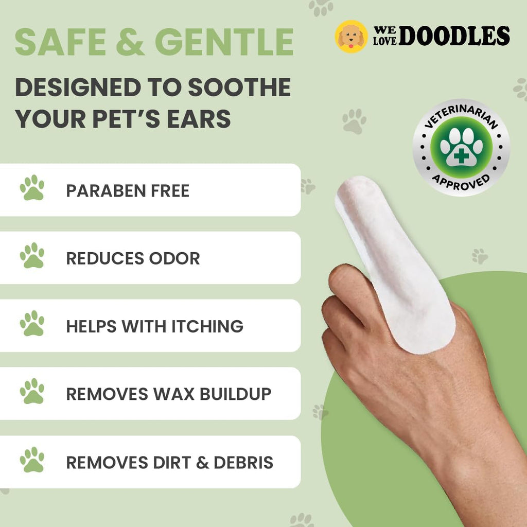 Dog Ear Finger Wipes (50 PCS)