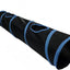 iCAGY Cat Tunnel for Indoor Cats Interactive, Rabbit Tunnel Toys, Pet Toys Play Tunnels for Cats Kittens Rabbits Puppies Crinkle Pop Up Black 45"