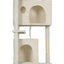 FDW Cat Tree Tower 81in Multi-Level Durable Cat Scratching Post & Cozy Fun Jumping Platform Space Saving Condo Pet Play House for Indoor Cats,Beige