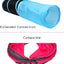 iCAGY Foldable Spiral Cat Tunnel - Indoor Toy for Small Cats, Kittens, and Rabbits - Tube for Interactive Play and Outdoor Fun - Pet Toy 20" 3 Pcs (Black, Royal Blue, Sky Blue)
