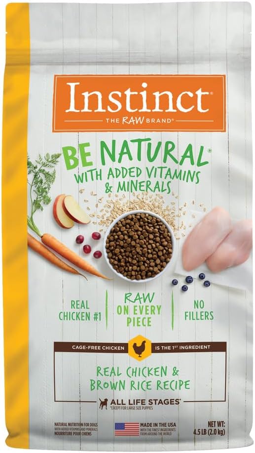 Instinct Be Natural Chicken & Brown Rice Dry Dog (4.5lb)