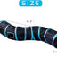iCAGY Cat Tunnel for Indoor Cats Interactive, Rabbit Tunnel Toys, Pet Toys Play Tunnels for Cats Kittens Rabbits Puppies Crinkle Pop Up Black 47" Shape S