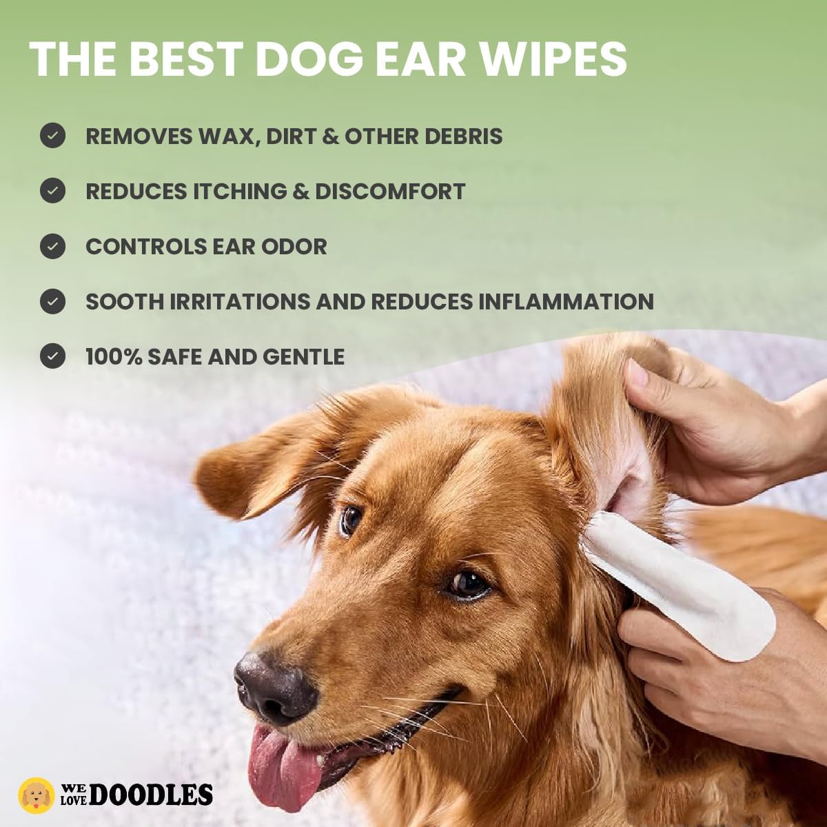 Dog Ear Finger Wipes (50 PCS)