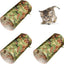 iCAGY Foldable Spiral Cat Tunnel - Indoor Toy for Small Cats, Kittens, and Rabbits - Tube for Interactive Play and Outdoor Fun - Pet Activity Toy Camouflage Green 20" 3 Pcs