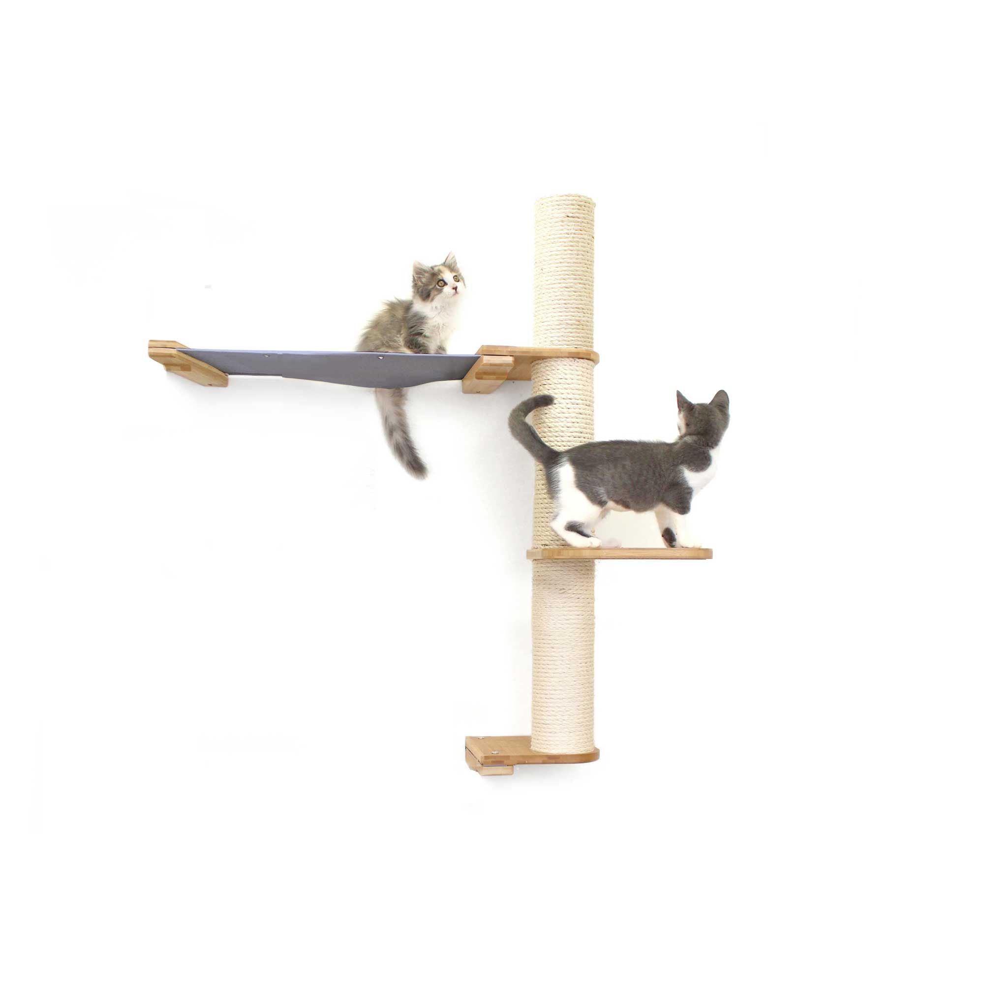 The Crow's Nest - A Wall Cat Scratcher with Hammock