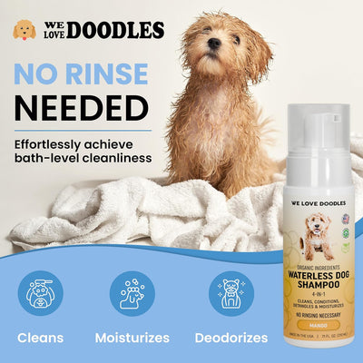 Dog Shampoo - Waterless Dog Shampoo (Mango)