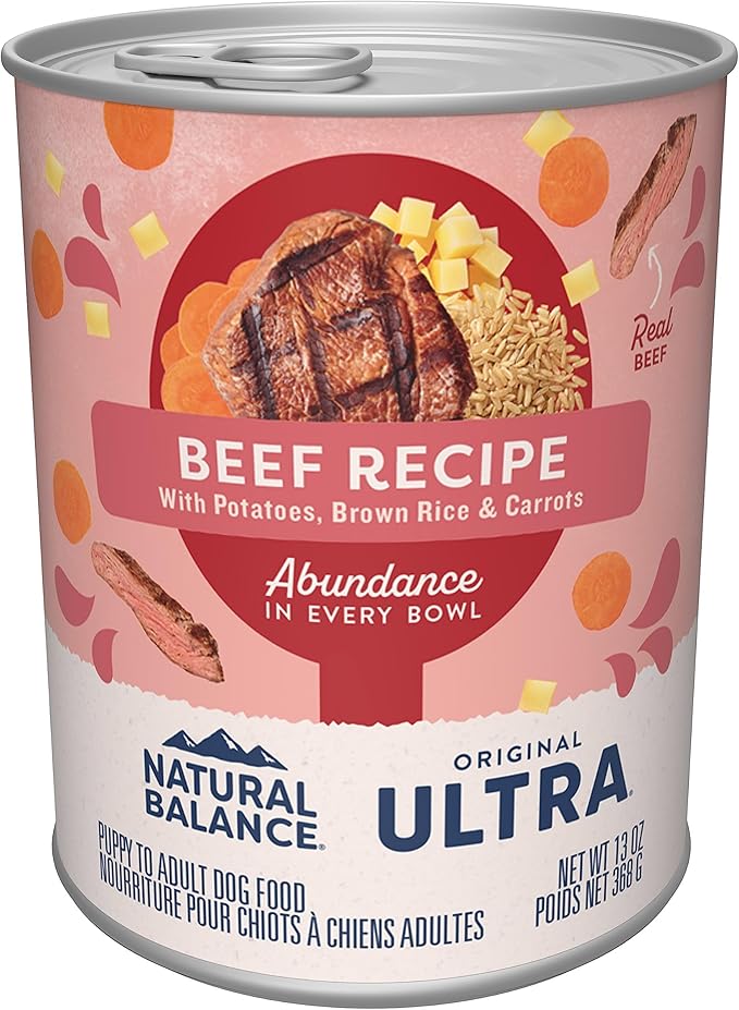 Natural Balance Ultra Beef Dog Can (13.2oz)