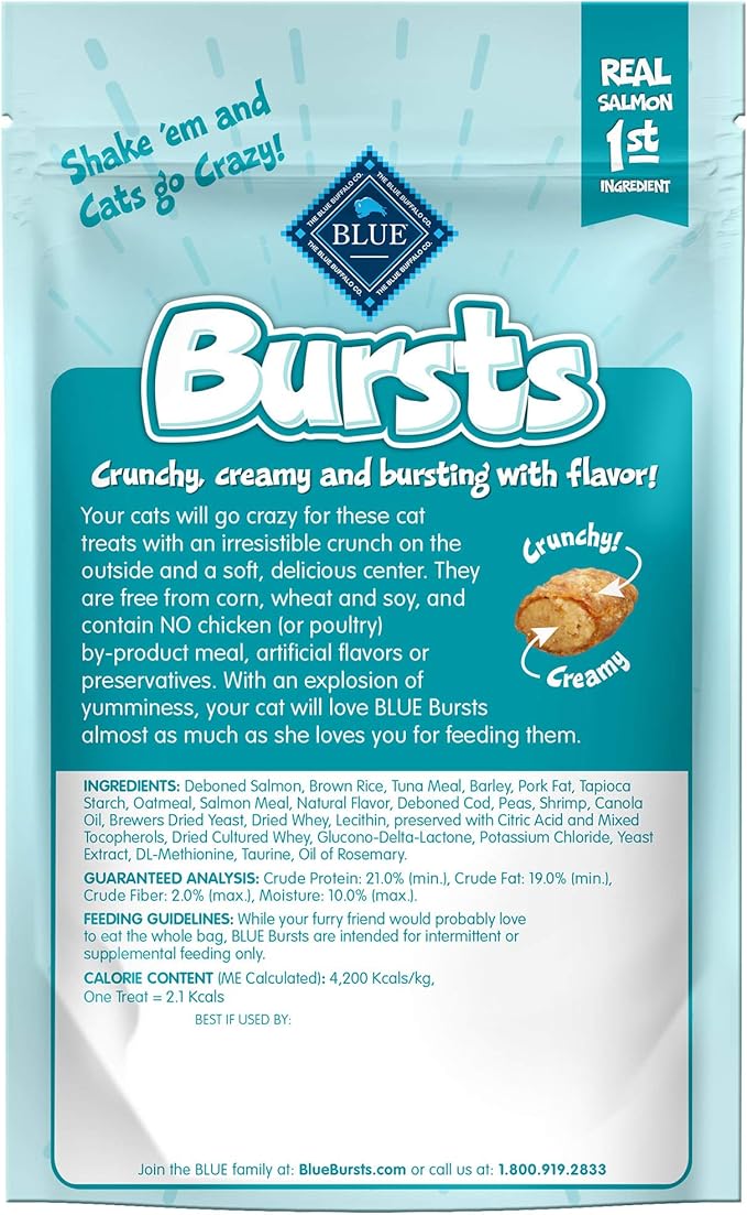 Blue Buffalo Bursts Seafood Filled Cat Treat (2oz)