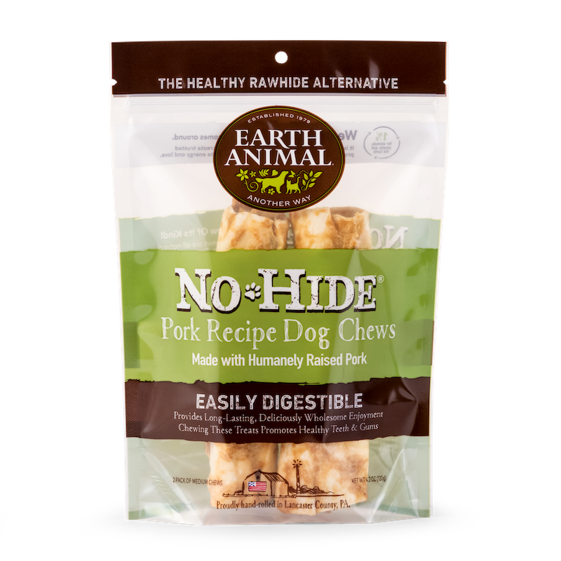 Earth Animal No Hide Medium Pork Dog Rolls (2pk) (4.2oz)