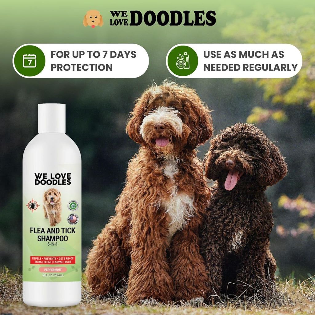 Flea and Tick Dog Shampoo 8 oz