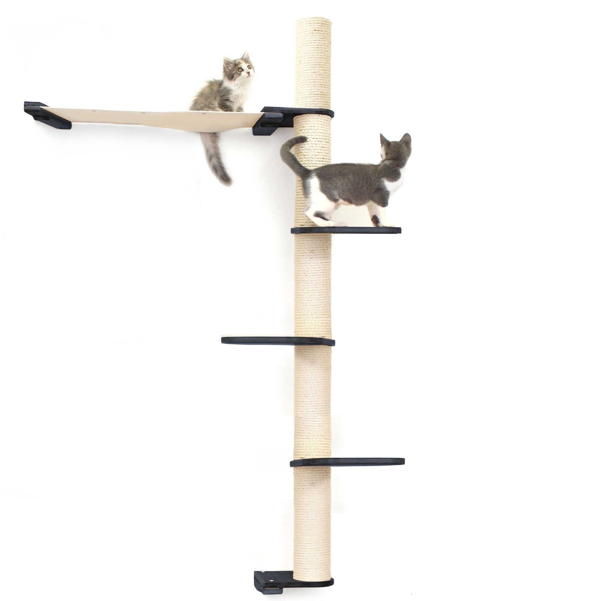 The Crow's Nest - A Wall Cat Scratcher with Hammock