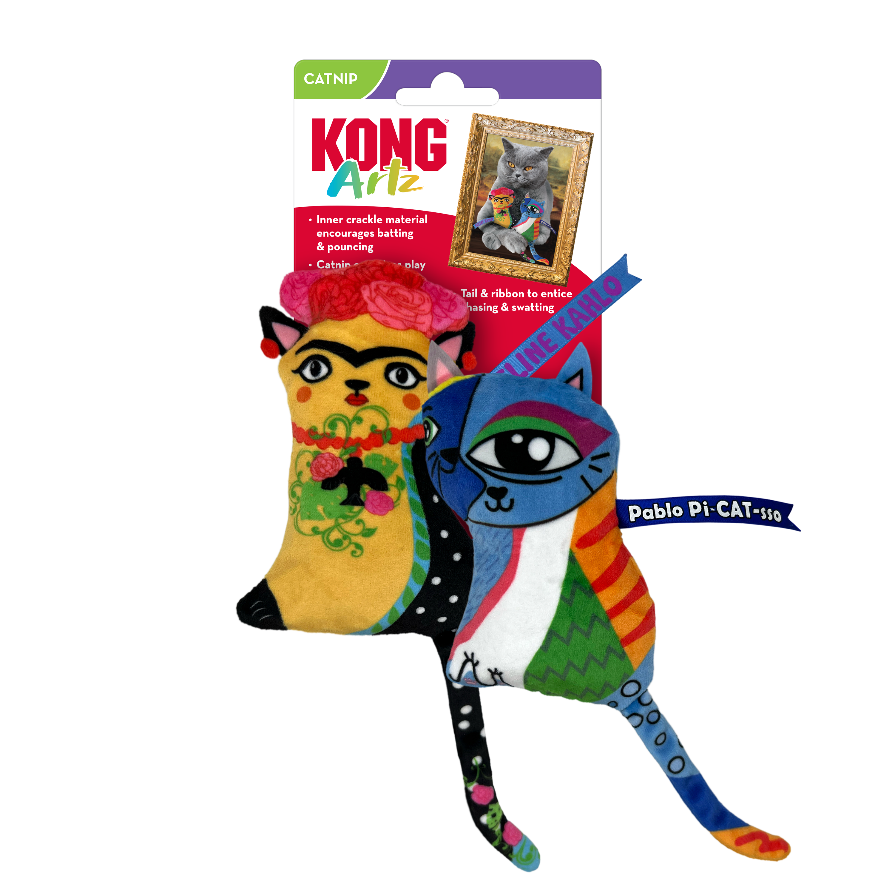 Kong Cat Artz Kahlo / Picasso (2pk)