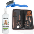 At Home Grooming Pack Hypoallergenic (Brush, Scissors, Detangler)