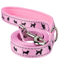 EcoBark Baby Pink Dog Leash - Comfort Grip Padded Leash- 4 ft, 5ft, and 6ft Leash