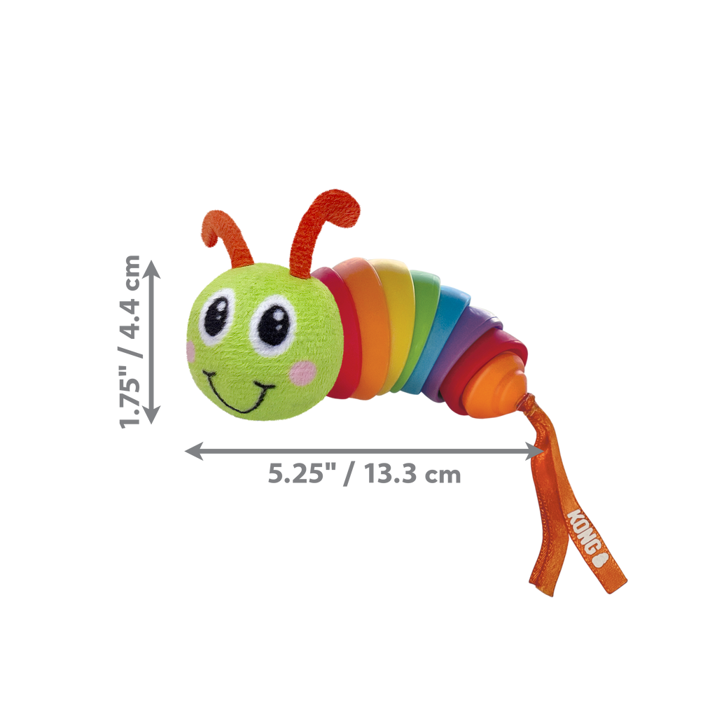 Kong Bat-A-Bout Clackz Caterpillar