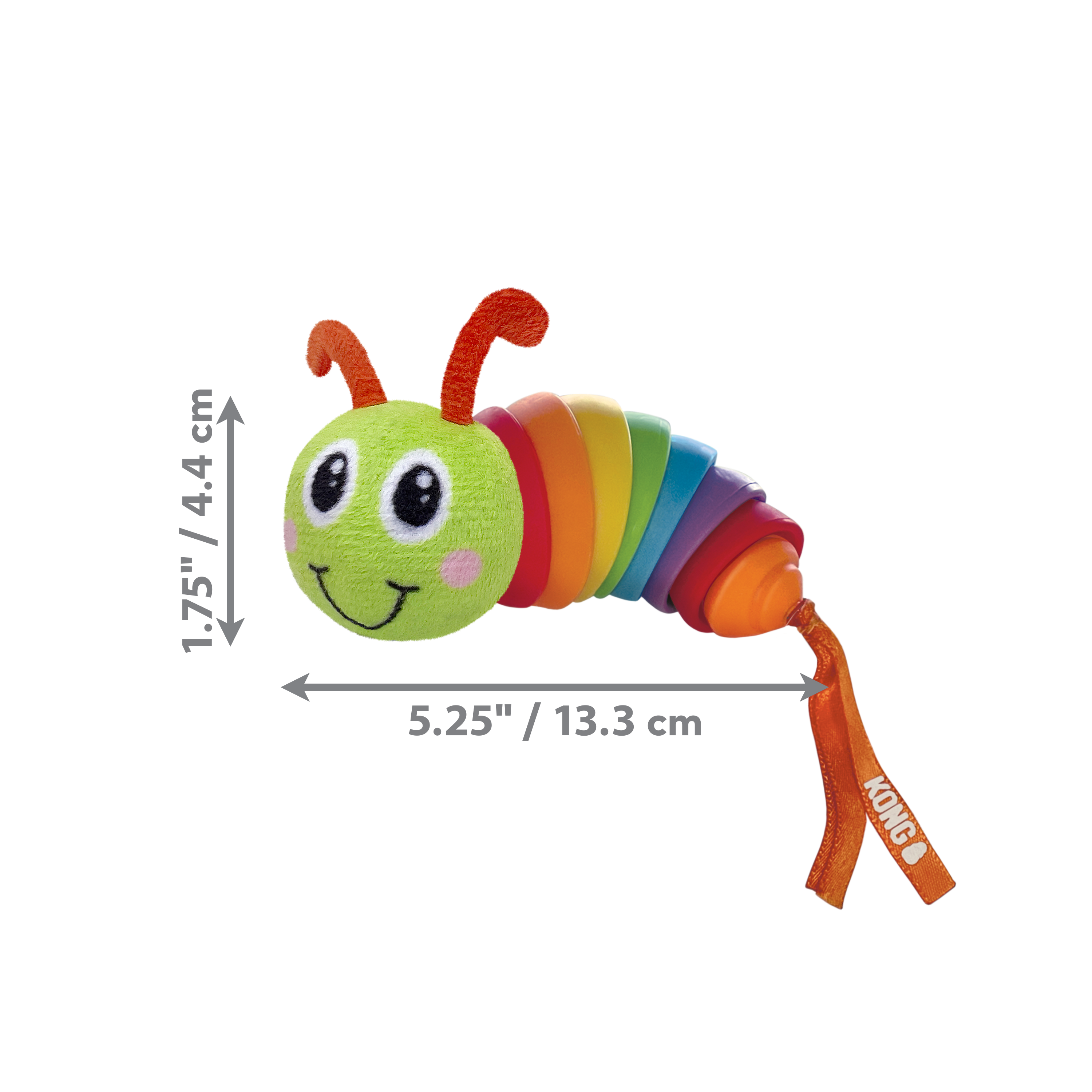 Kong Bat-A-Bout Clackz Caterpillar