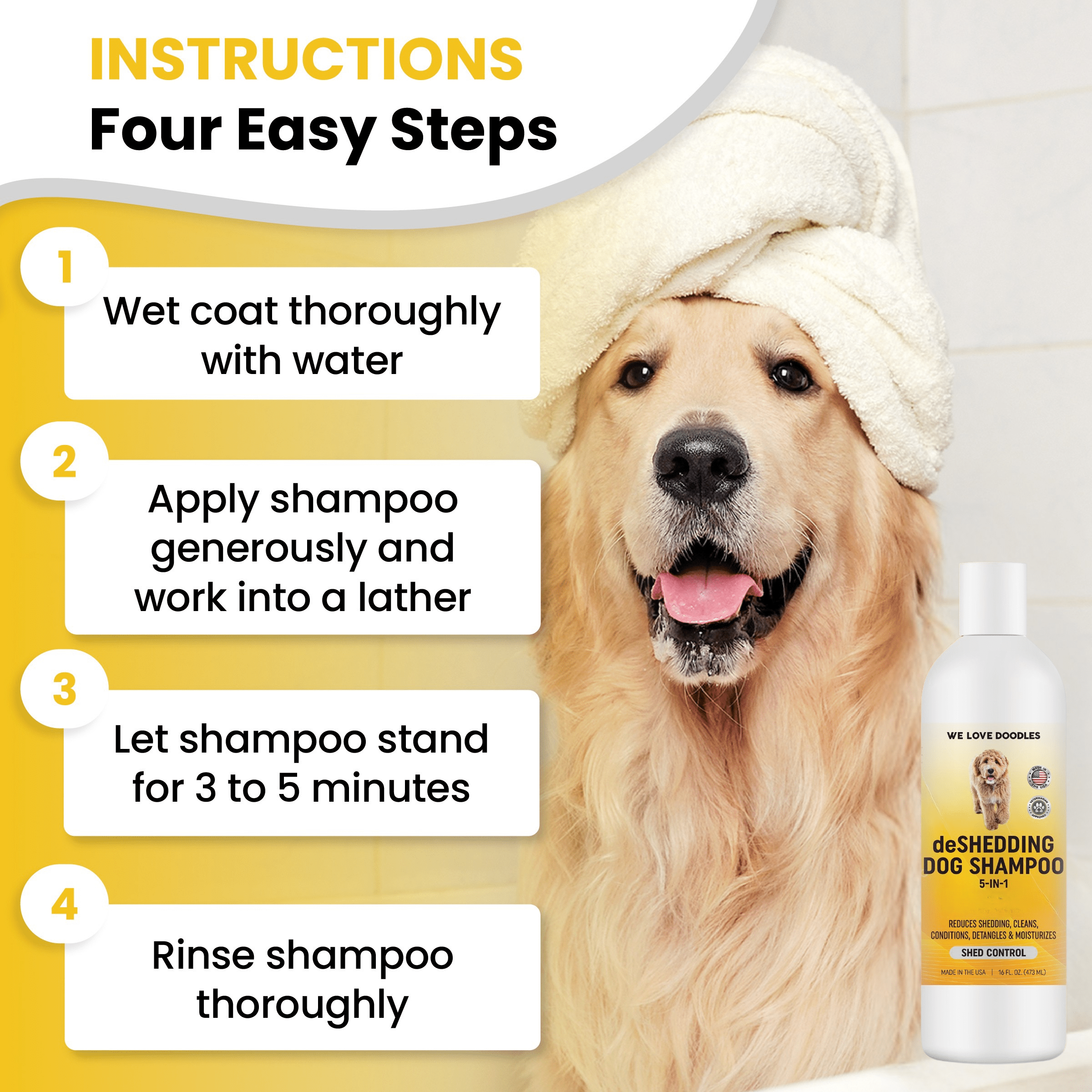 Deshedding Dog Shampoo