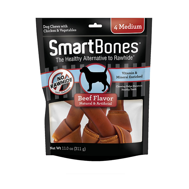 Smartbones Beef Classic Bone Chews - Medium (4pk) (11oz)