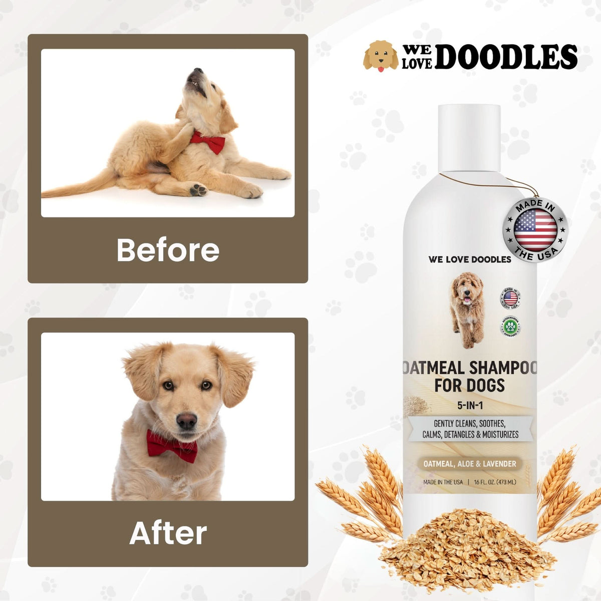 Premium Oatmeal Dog Shampoo