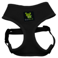 EcoBark Black Dog Harness - Over-the-Head Dog Vest Halter Dog for Small to Medium Dogs and Puppies