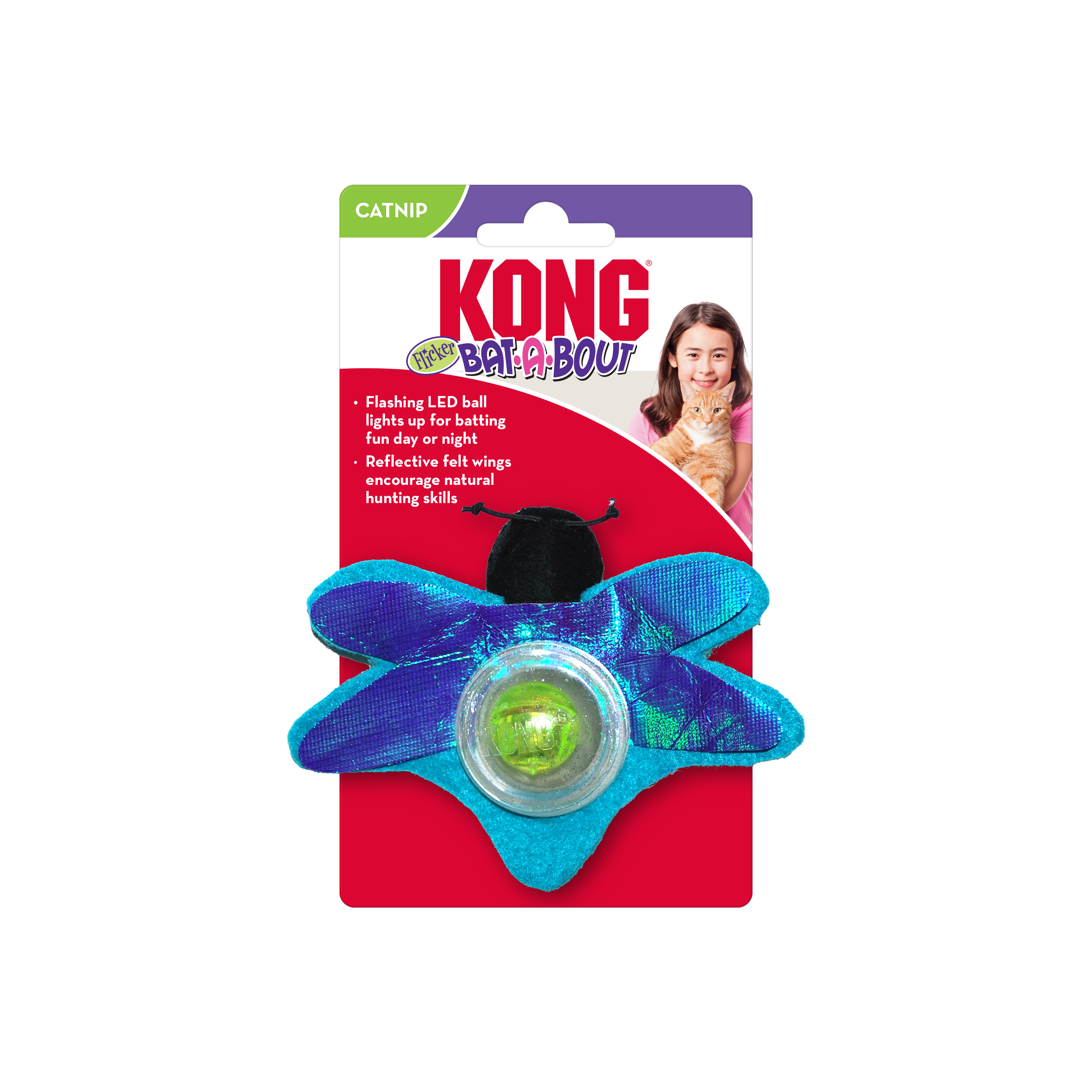 Kong Bat-A-Bout Flicker Mouse