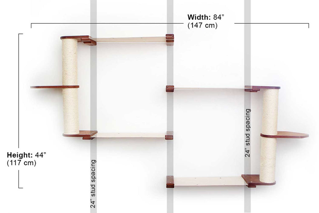 The Catacombs - Cat Tree Scratching Post System