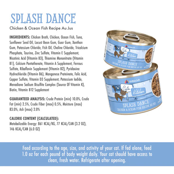 Cats in the Kitchen Splash Dance Chicken and Ocean Fish Recipe Au Jus