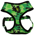 EcoBark Camo Dog Harness - Over-the-Head Dog Vest Halter for Small to Medium Dogs and Puppies