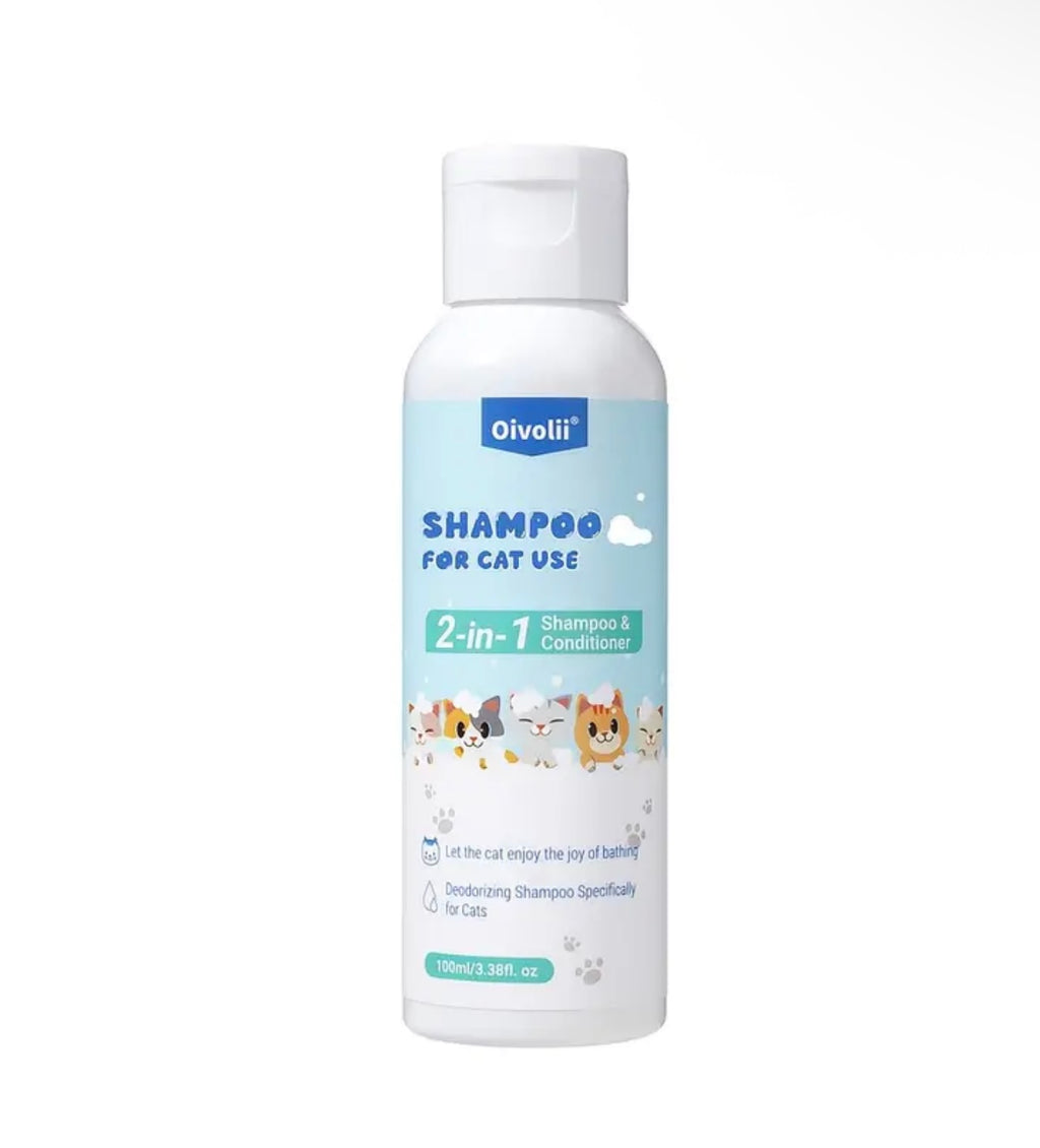 Cat Shower Gel, specially designed for cats, with various plant extracts for deep cleansing and a light fragrance