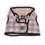 EcoBark Step In Dog Harness - XXXS to Small Breeds- Reflective Soft Mesh Harness for Teacup, Small Dogs and Puppies / Beige Plaid