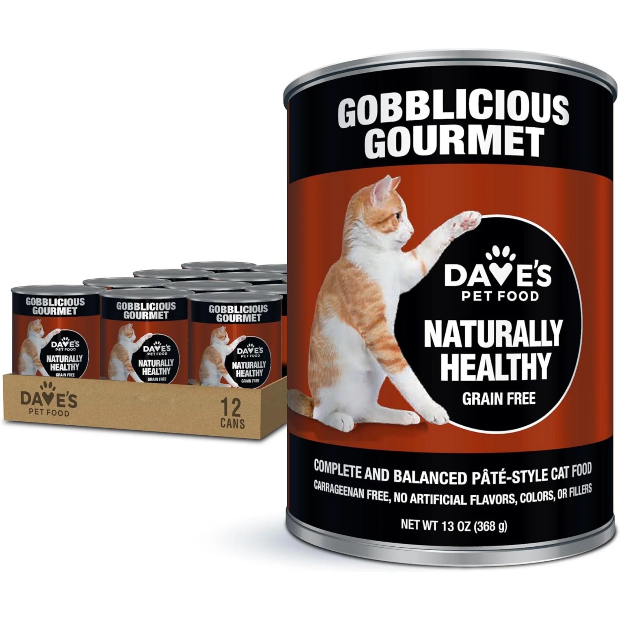 Dave's Cat Naturally Healthy Gobblicious (13oz)