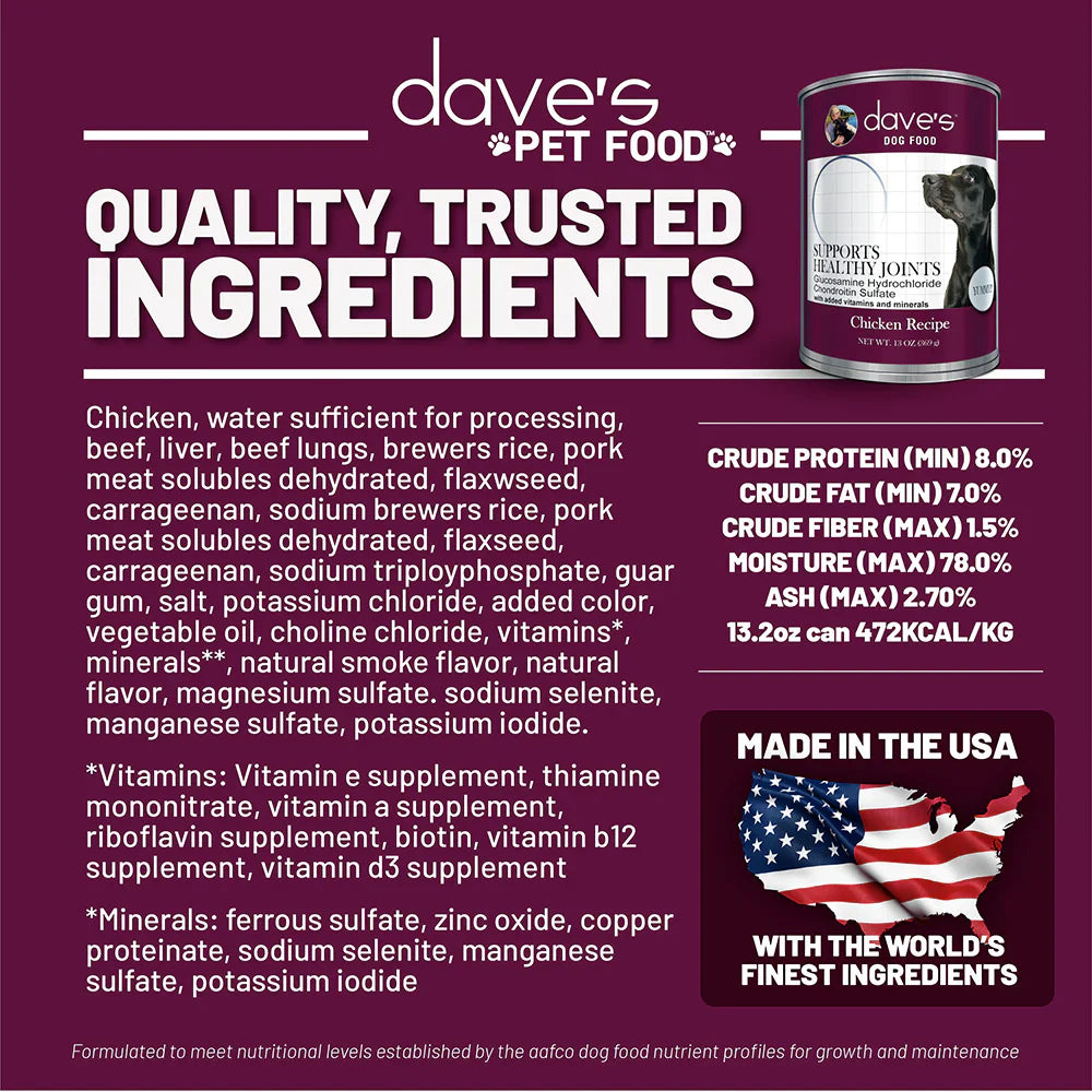 Dave's Healthy Joint Formula For Dogs (13.2oz)
