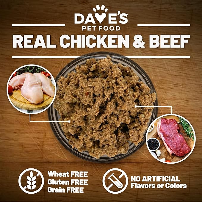Dave's 95% Premium Meats™ Chicken & Beef For Dogs (13oz)