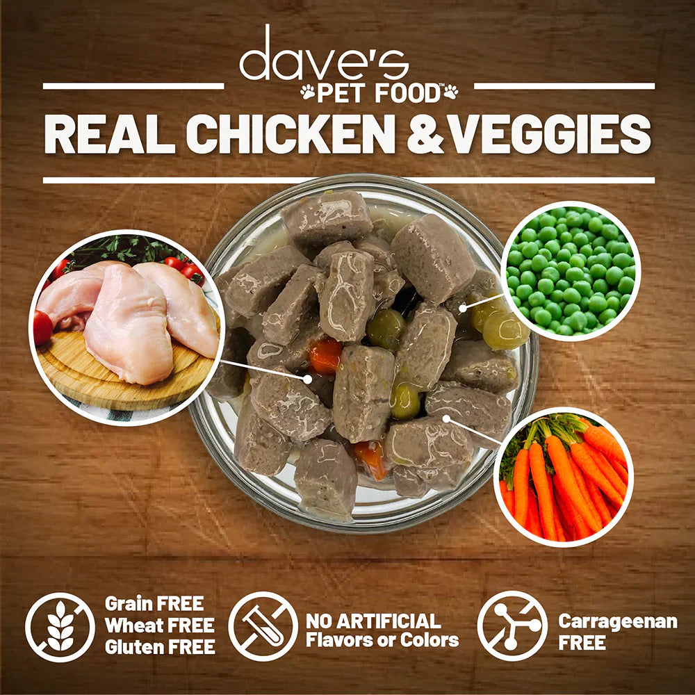 Dave's Stewlicious Chicken & Vegetable Stew For Dogs (13.2oz)