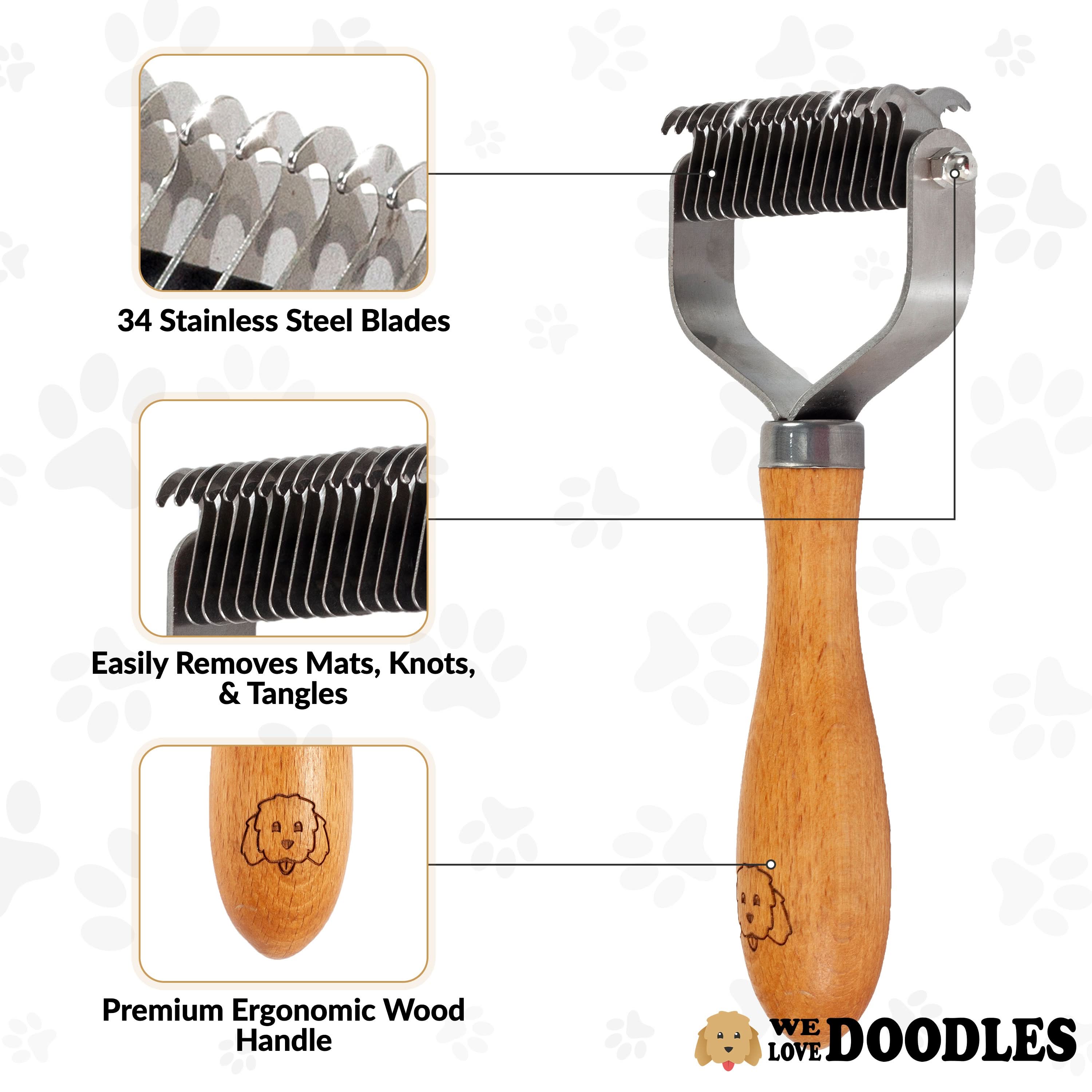 Dog Brushes: Ultimate Brush Pack – Slicker, Pin Brush & Dematting Comb
